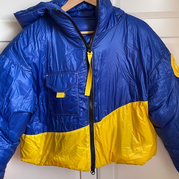 Canada Goose Pyer Moss Reversible Crop Wave Puffer XS NWT - Picture 9 of 10